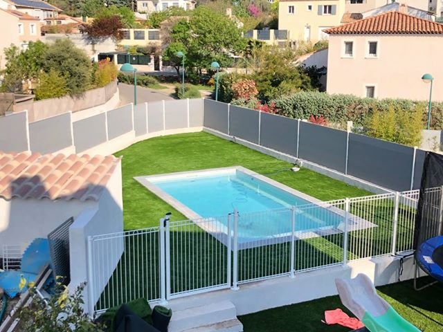 Piscine polyester, modèle Partition 65