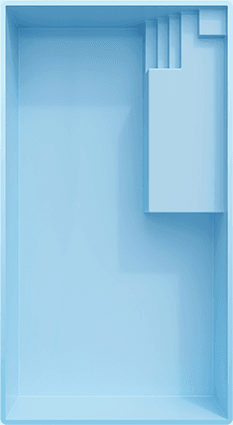 Piscine Polyester modèle Canet