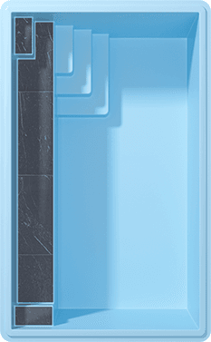 Piscine Polyester modèle Charmante