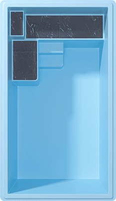 Piscine Polyester modèle Mignonne