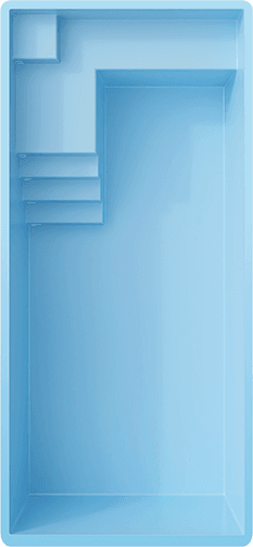 Piscine Polyester modèle Mont-Blanc