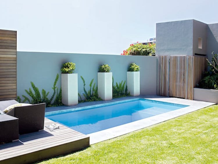 Piscine coque Polyester couloir-mini